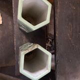 Fireplace trim vases