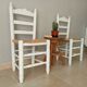 Paire de chaises ancienne paillé années 30/40