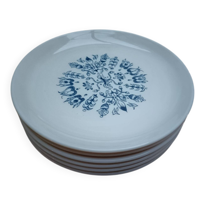 Six assiettes Sovirel, Malabar