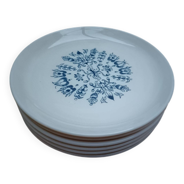Six assiettes Sovirel, Malabar