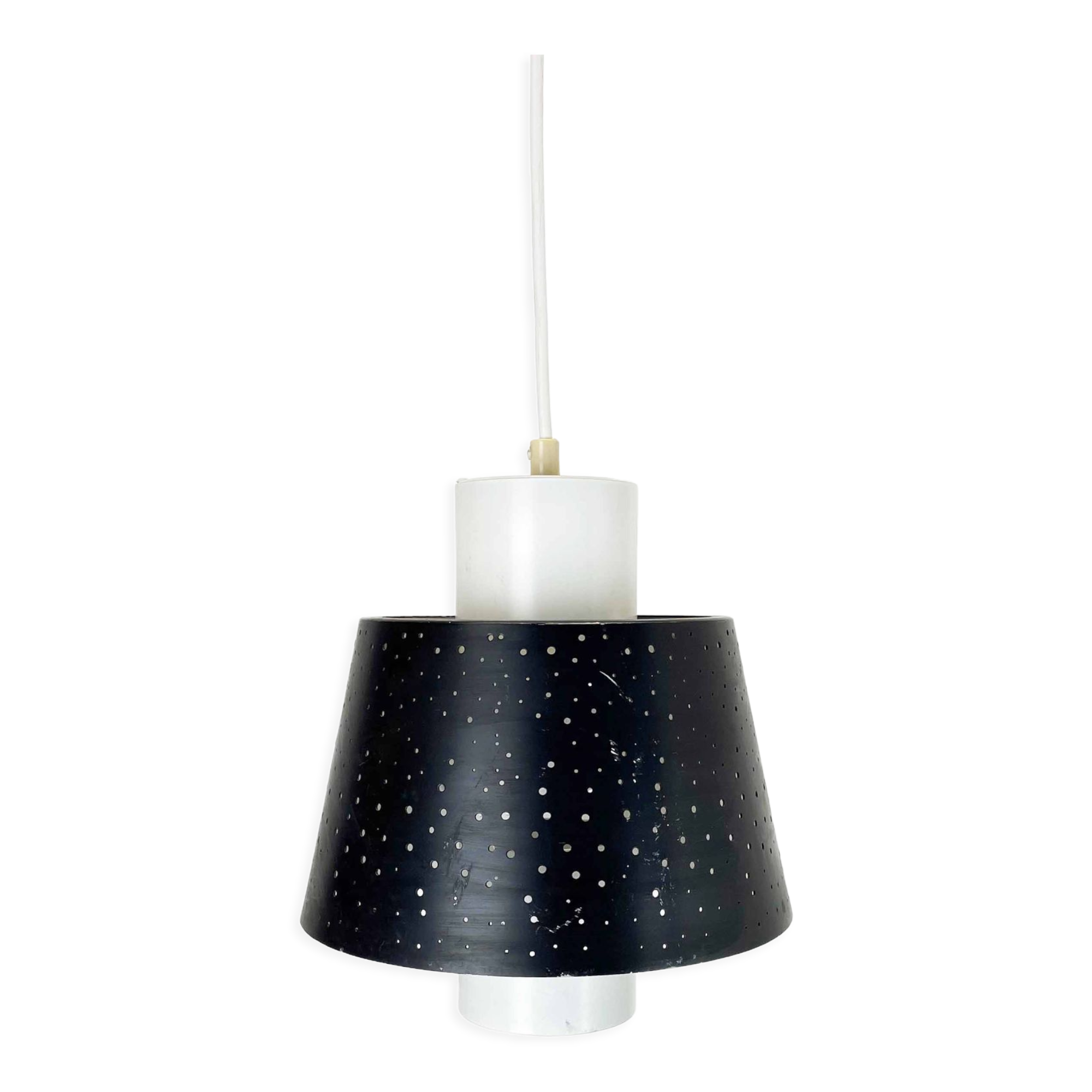 Modernist Space Age Hanging Light by Ernest IGL for Hillebrand Lights, 1960s