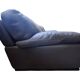 Roche Bobois brown leather sofa