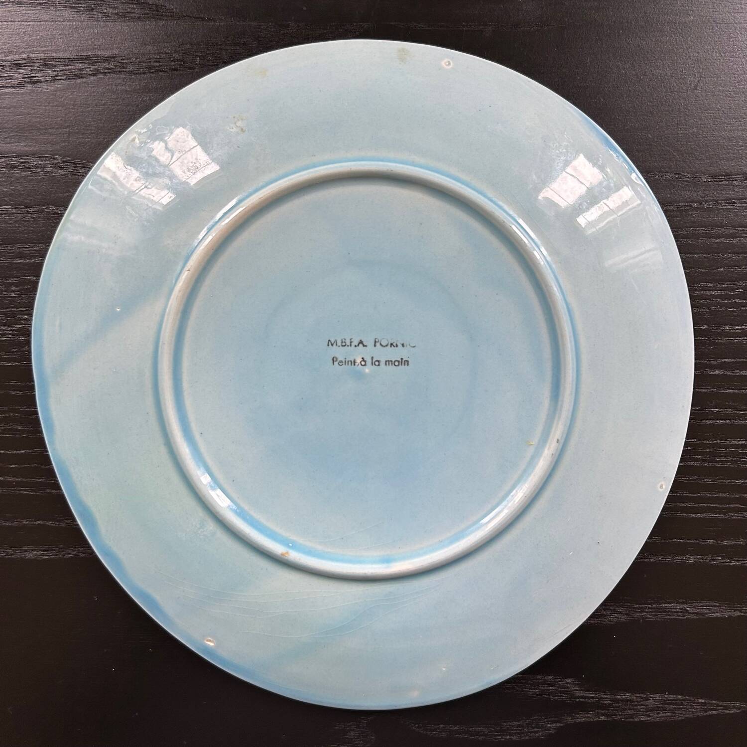 50's dish with lobster decor