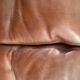 Canape 2 seater 100% leather brown