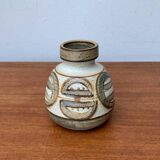 Danish vase from the mid-century pottery studio of Søholm, 1960s.