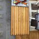 Table basse vintage années 1960 en bois, pierre de lave émaillée et fe
