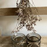Pair of small neck vases