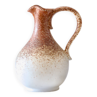 Large speckled ceramic handcrafted pitcher
