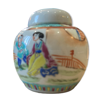 Small chinese ginger pot porcelain