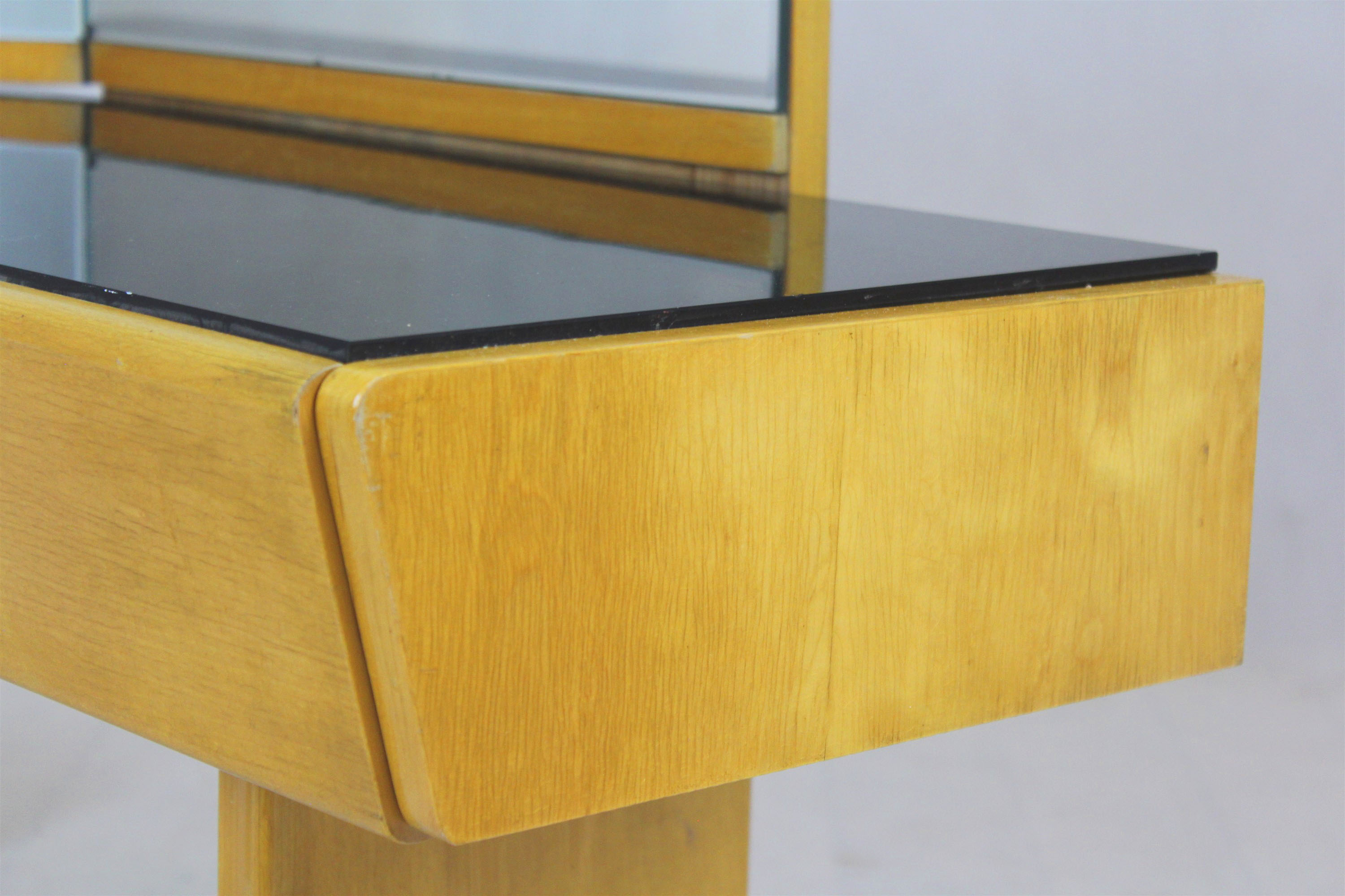 Vintage dressing table & mirror, 1960