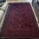 Bukhara carpet of Afghan origin, entirely hand-knotted. Dimensions: 254x154.
