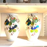 Pair of opaline vases early twentieth century