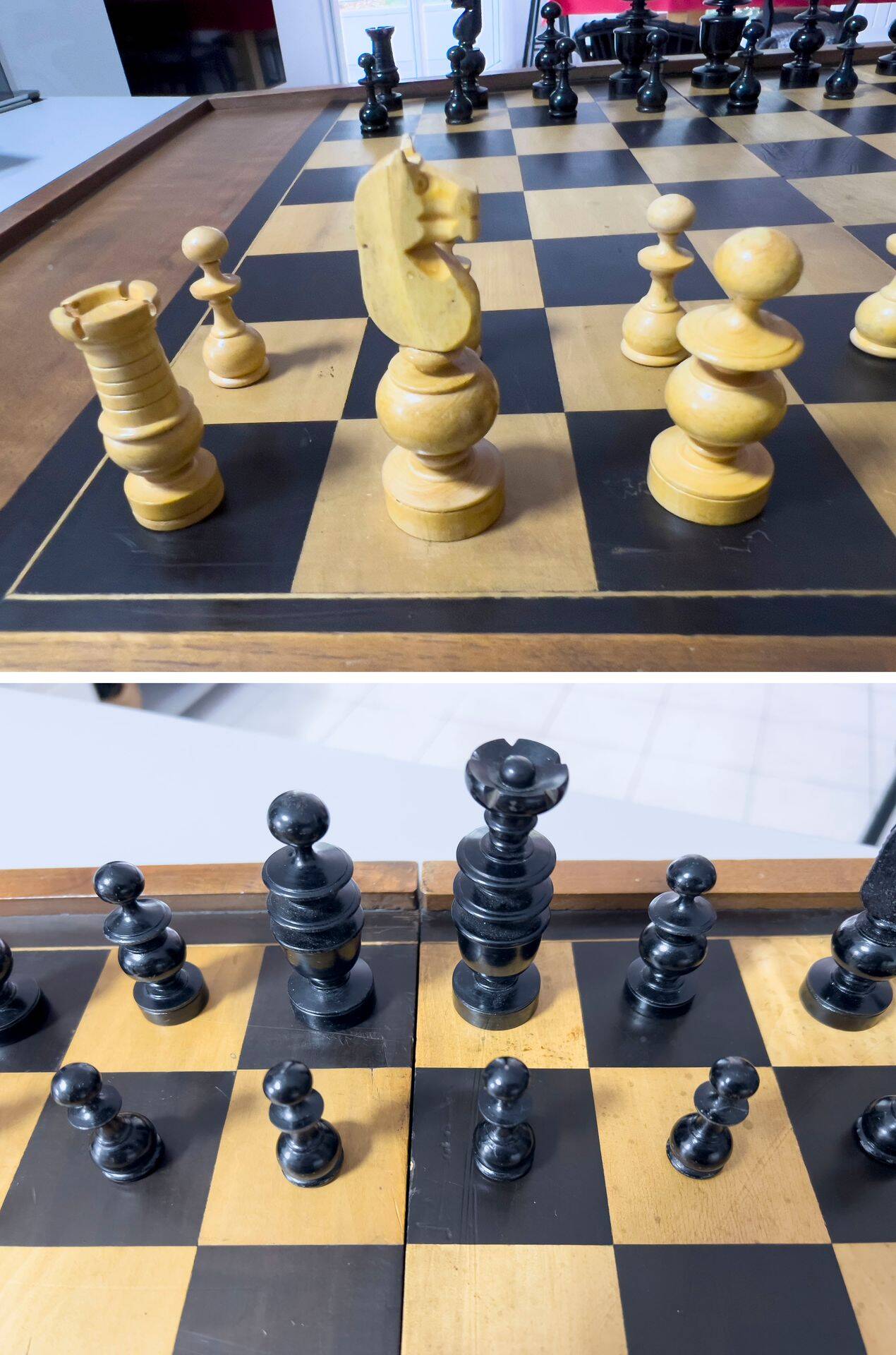 Jeu de jacquet (backgammon) et échec ancien