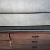 70s two-tone mirror - 97x46cm