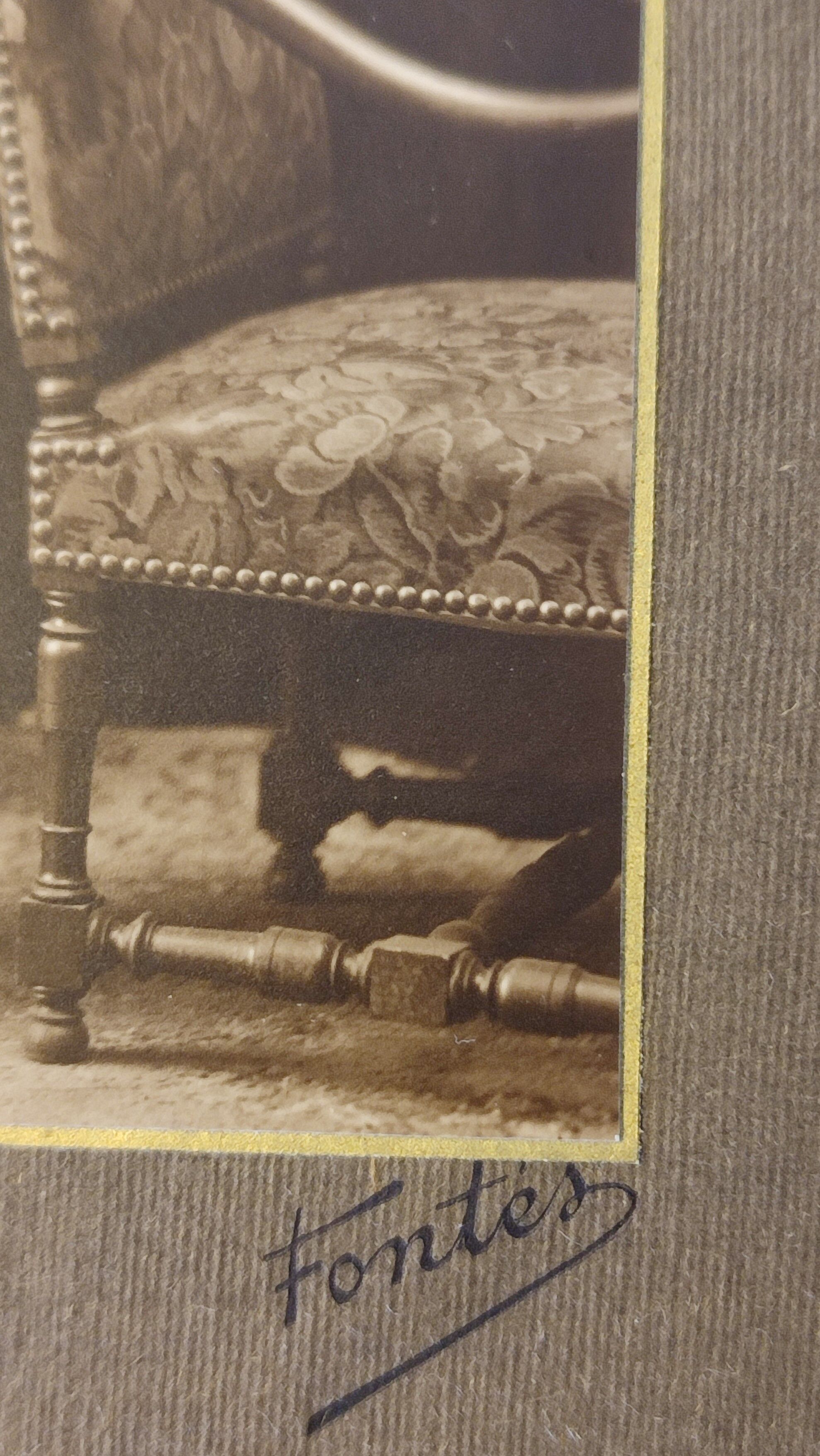 Photo "elegant leaning on the armchair" of fontes paris