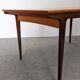 Extendable Scandinavian teak dining table, circa 1960