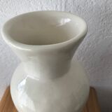 Vase earthenware floral decoration Pegomas sign Chiffron