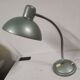 Former green aluminum metal lay desk lamp - year 60 - 70 - works