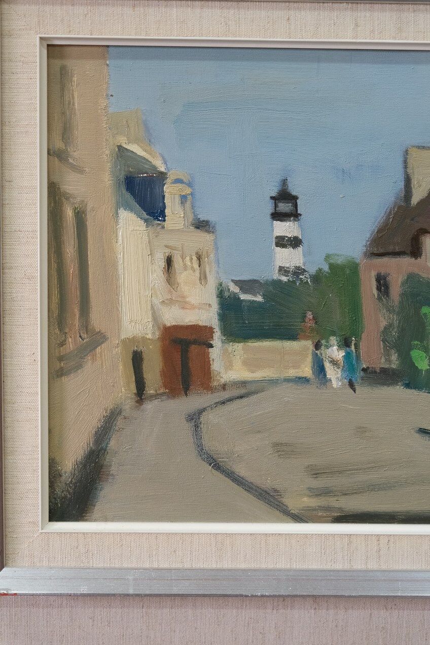 Ove Olson ( 1903-1975 ), Swedish Modern Painting, 1972, Oil on Cardboard