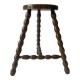 Tabouret tripode bois