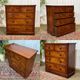 Commode anglaise Victorienne XIXème en acajou