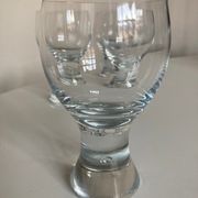 Set of 4 glasses Rondo by Kosta Boda Sweden 1970