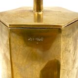 Set of 3 solid Brass boxes , De Falco Italy 1970s