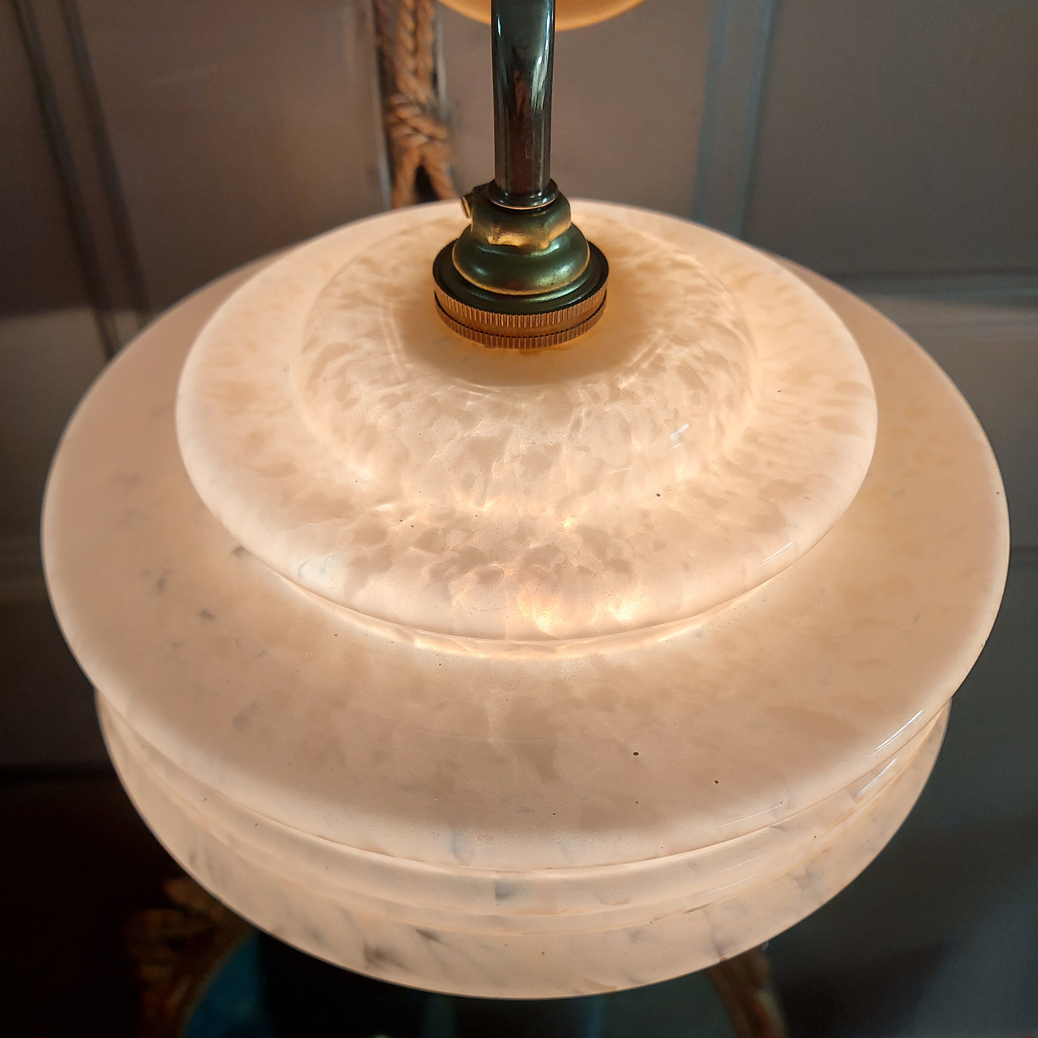 Pink ArtDéco wall light