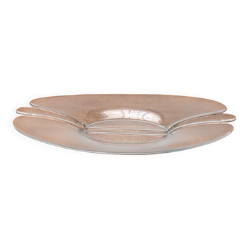 Coupe danoise en verre de Holmegaard, années 1970