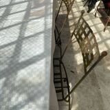 4 chaises en fer