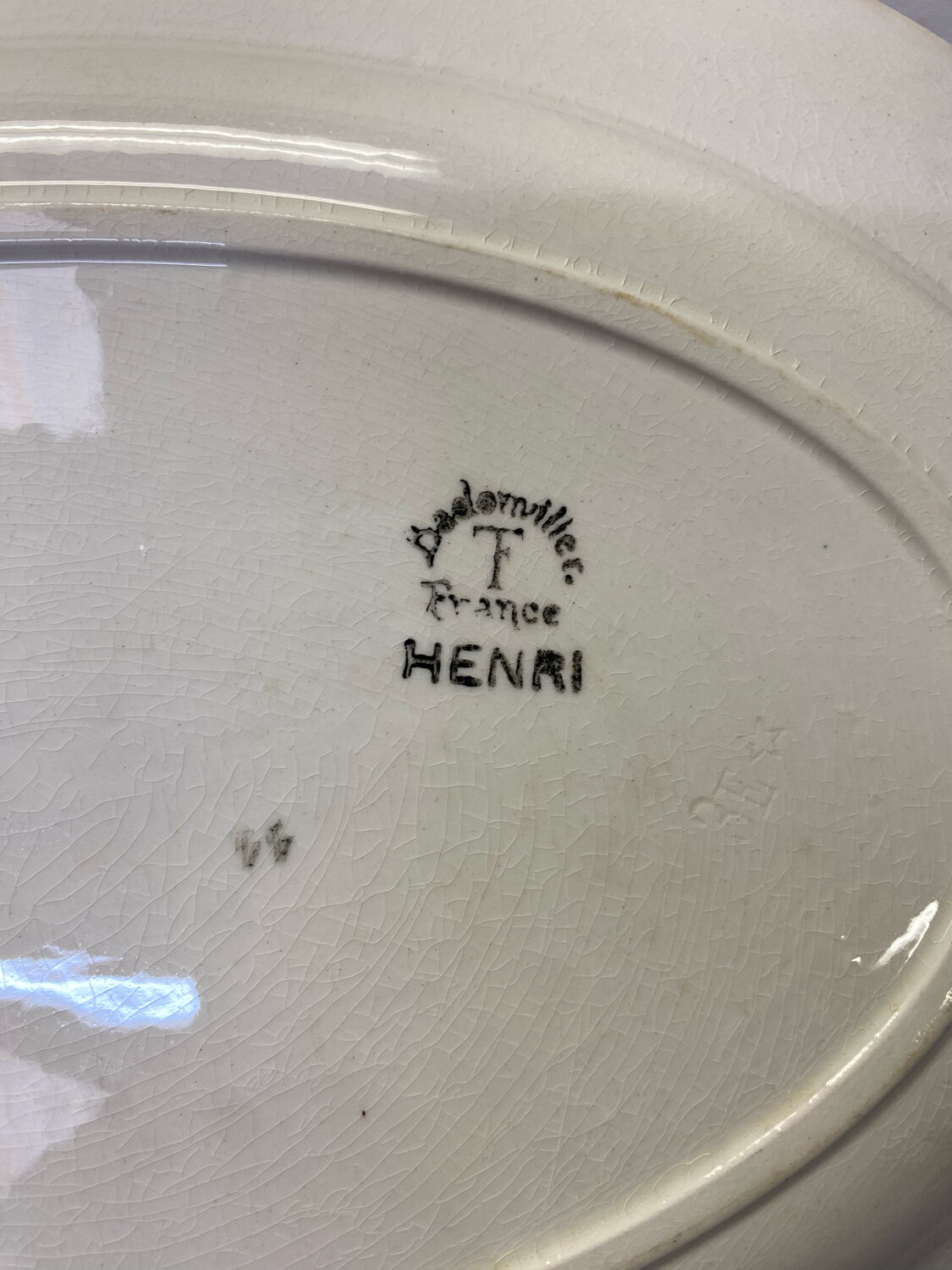 Serving dish Henri Badonviller