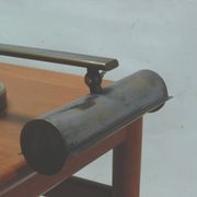 Art Deco brass piano lamp, circa 1930