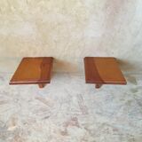 2 Wall bedside tables in applique