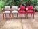 Art Deco bridge chairs in fabric from the 1950s and vintage.