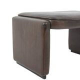 Maison De Sede. Leather stool or ottoman. 1960s/70s.