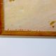 Vintage Large Modernist Original  Oil on Canvas" City Idyll" by - Vintage & Framed