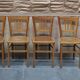 4 vintage bistro chairs
