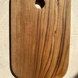Rounded rectangular monoxyl teak cutting or presentation board L:34