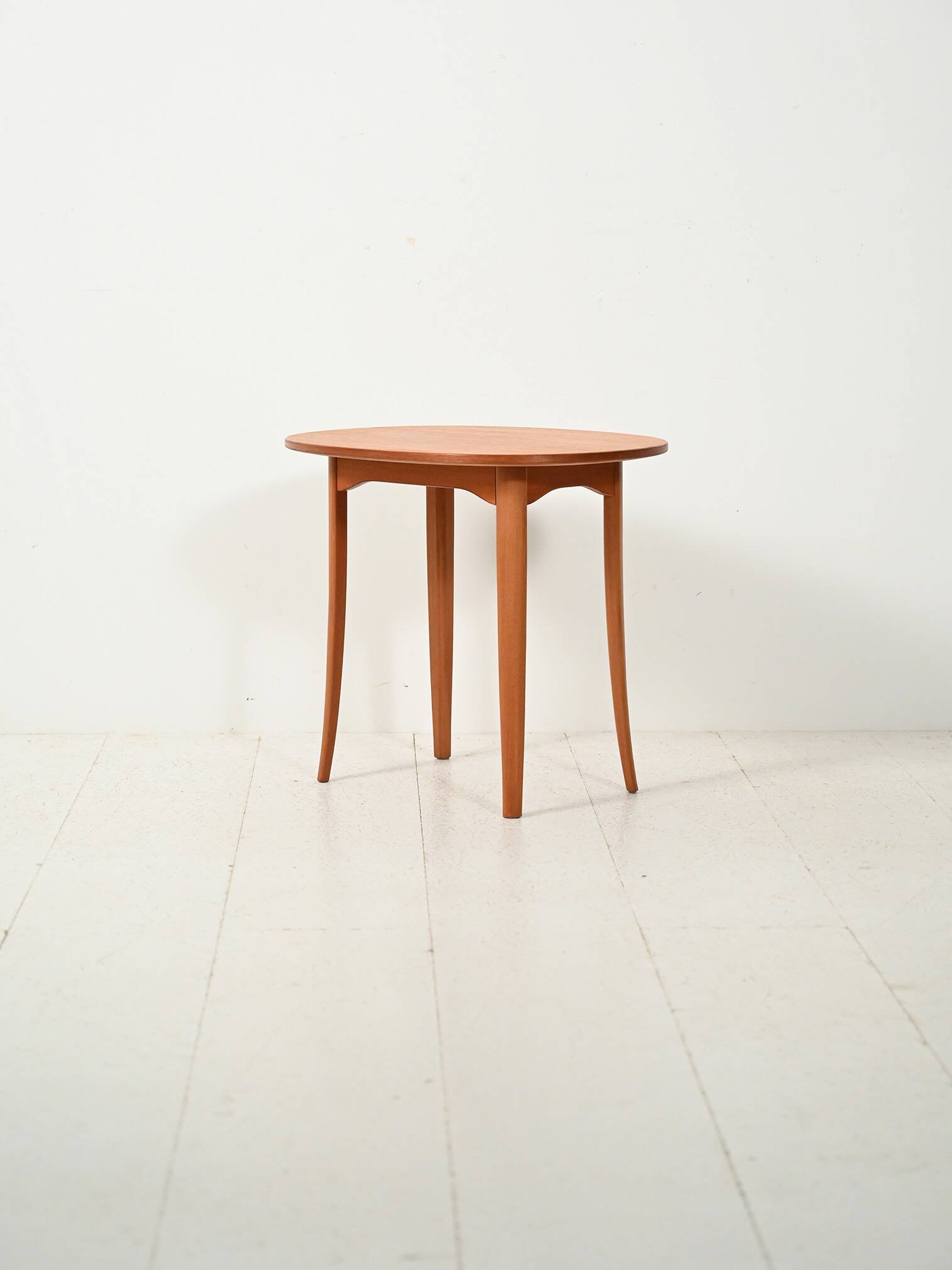 Table basse en teck "Ovalen" par Carl Malmsten