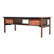 Arne Vodder desk in rosewood and leather Sibast Denmark 1960