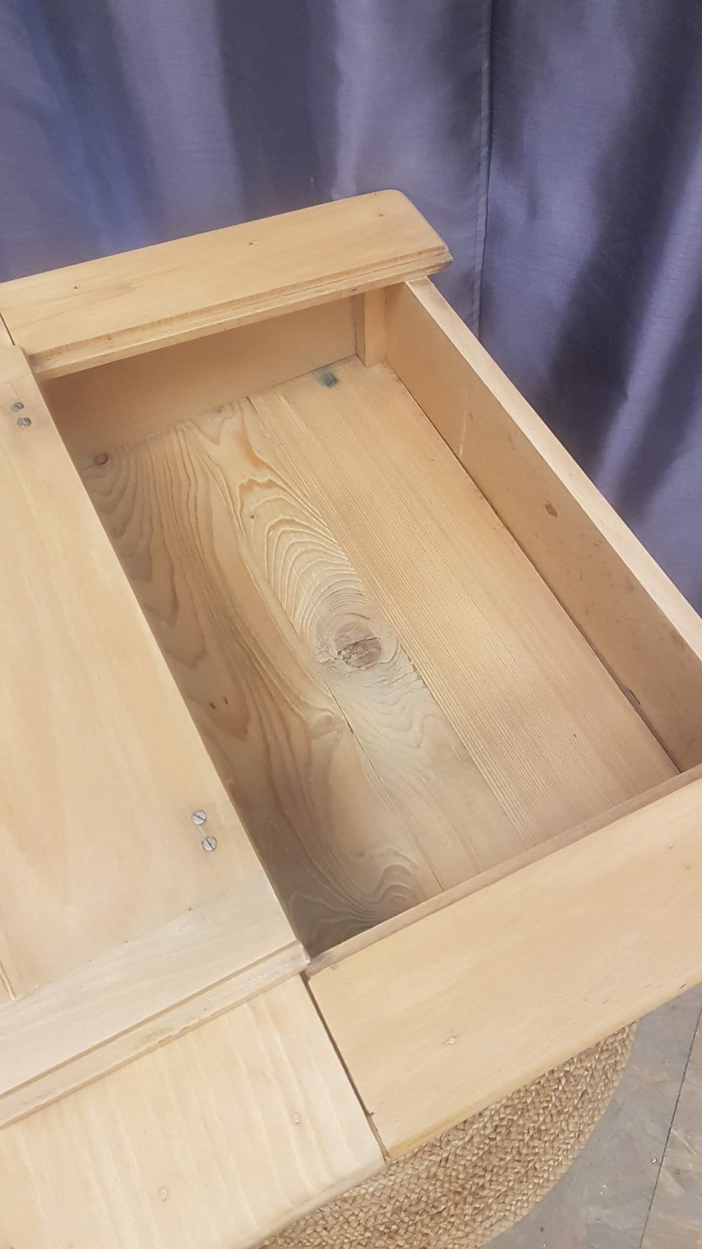 80s beech school desk