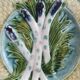 Asparagus plate - Faience Barbotine - XIX century - Salins