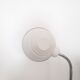 Vintage desk lamp - white lacquered metal - 1980