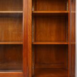 English Wooden Bookcase Cabinet, 1950s