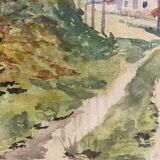 Vintage watercolor