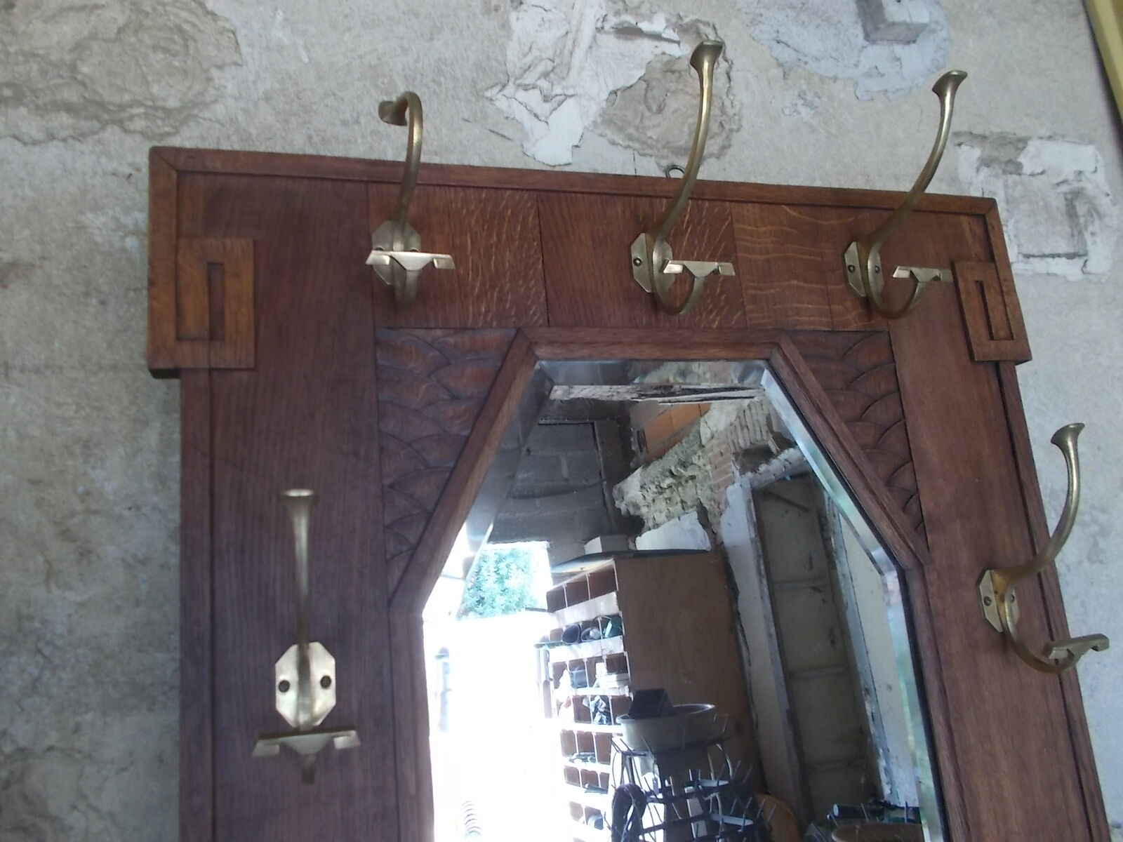 Art Deco coat rack wardrobe