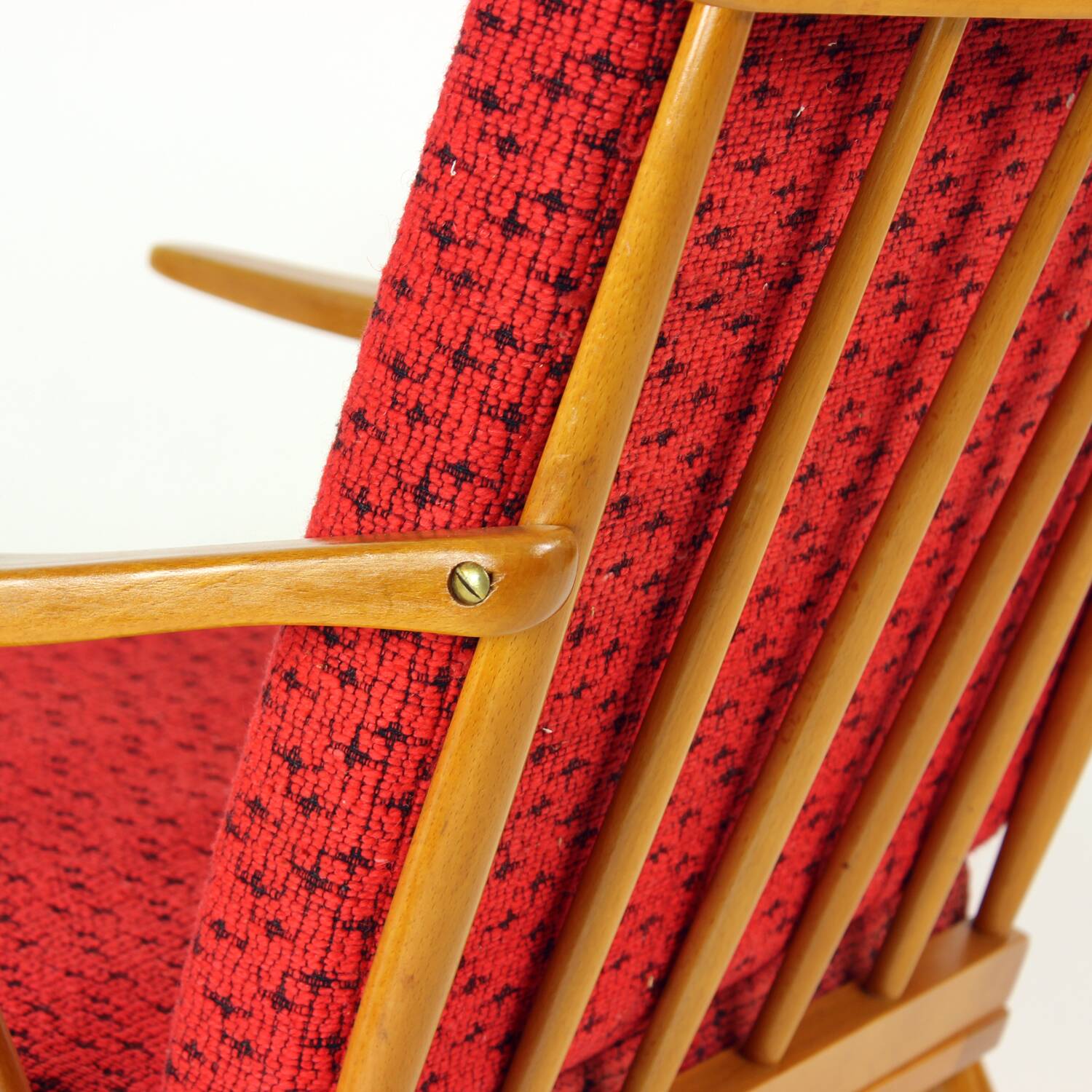 Mid Century Boomerang Armchair By Ton, Czechoslovakia 1960s