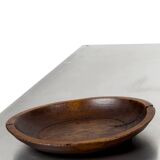 Vintage hand-carved wooden bowl