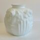 Art Deco glass paste ball vase