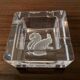 Vintage Sèvres crystal ashtray